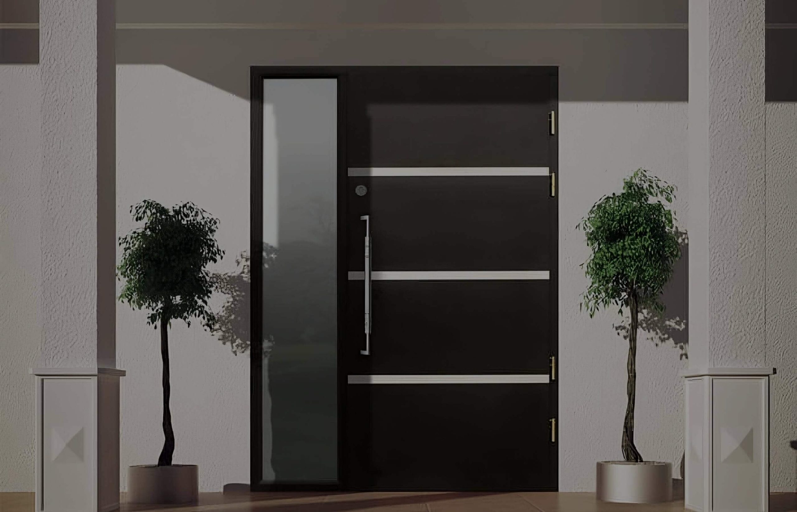 Drzwi zewnętrzne nowoczesne offer with overlay